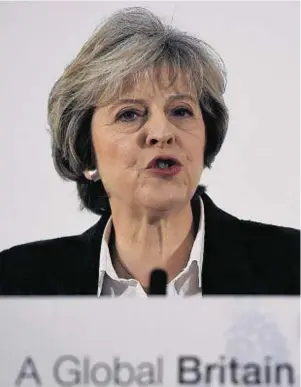  ??  ?? LEAVING: The PM is preparing for the Scottish Government to call another independen­ce referendum as she triggers the formal Brexit process