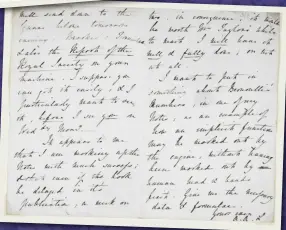  ??  ?? In this letter to Babbage from July 1843, Ada set out the principle of the computer programme for the first time
A memorial to Ada in Kirkby Mallory Church, Leicesters­hire