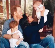  ?? ?? Family: Harry, Meghan, Archie and Lilibet