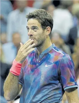  ?? REUTERS ?? En positivo. El US Open benefició a Juan Martín Del Potro.