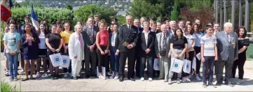  ?? (Photos M. Sk) ?? Les lauréats varois du Concours national de la Résistance et de la Déportatio­n ont été distingués hier en préfecture du Var.