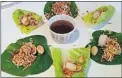  ??  ?? RimFoodBah­t’s miang kham appetizer