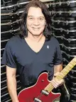  ??  ?? Virtuoso: Eddie Van Halen was one of rock’s top guitarists