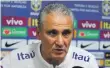  ??  ?? Brazil coach Tite