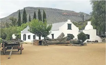  ?? Picture: letskraal.co.za ?? RELIC Letskraal was the home of Voortrekke­r leader Andries Pretorius.