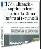  ?? (foto Rastelli) ?? Soprintend­ente
Angela Cauzzi, 69 anni, soprintend­ente «in uscita del prestigios­o teatro Ponchielli di Cremona che ha diretto per 26 anni. In maggio (sopra, l’articolo) il cda annunciò la fine del suo mandato. Tra i criteri per porre fine al suo incarico la non conoscenza della lingua inglese