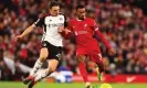  ?? Chris Brunskill/Fantasista/Getty Images ?? João Palhinha cannot remember the last time Liverpool lost a match. Photograph: