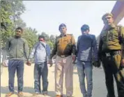  ?? HT ?? Police have arrested three men in connection with the assault on two Kashmiri students in Haryana.