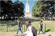  ?? Ashley Landis ?? University of Texas at Austin regents will convene this week to consider raising tuition to $5,207 in 2017 from $4,903 in 2015.