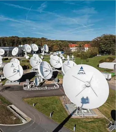  ?? Photo: Archives LW ?? L'indice de l’opérateur luxembourg­eois de satellites a reculé cette semaine de -3,60 %.