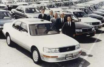  ?? ?? The first Lexus LS model arrived in the U.S. in 1989. (Toyota)