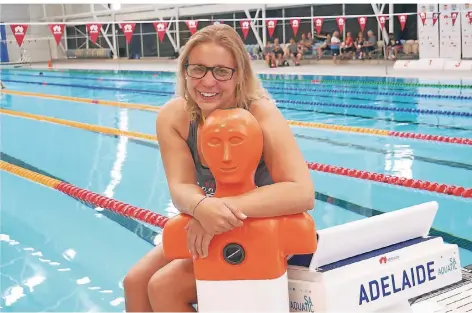 ?? FOTO: PRIVAT ?? Nicole Bergmann, Monheimer DLRG-Mitglied, nahm an den „Lifesaving World Championsh­ips“in Australien teil.