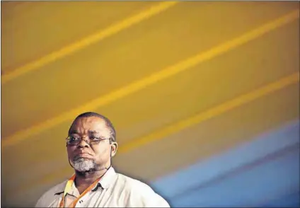  ??  ?? Not mincing words: Gwede Mantashe has berated ANC leaders who, he says, try to divert attention from state capture allegation­s by saying it’s part of a plan to force regime change. Photo: Delwyn Verasamy