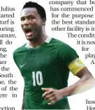  ??  ?? John Obi Mikel