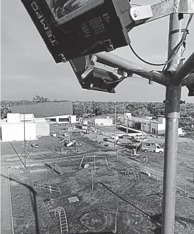  ?? (JOSÉ HERNÁNDEZ) ?? Desde arriba. Una panorámica del Parque Educativo Zona Noroeste. La obra tendrá un radio de acción de unos 30 barrios.