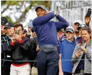  ?? TAMPA BAY TIMES ?? Tiger Woods makes his fourth PGA Tour start since returning from back surgery today at the Valspar Championsh­ip in Palm Harbor, Fla.