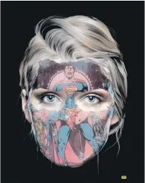  ?? PHOTOSYNTH­ËSE ?? Sandra Chevrier’s La Cage et la valeur de la vie showcases her superhero style, which combines acrylic and collage.