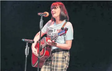  ??  ?? Lynne Campbell can also be found on HMS Unicorn in Dundee at 1pm every Friday in September, singing shanties with Seaward Collective.