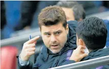  ?? Photo / AP ?? Mauricio Pochettino tests himself against Manchester United.