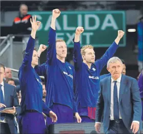  ?? FOTO: EFE ?? Pesic destacó la segunda parte que realizó el Barça para ganar al Valencia