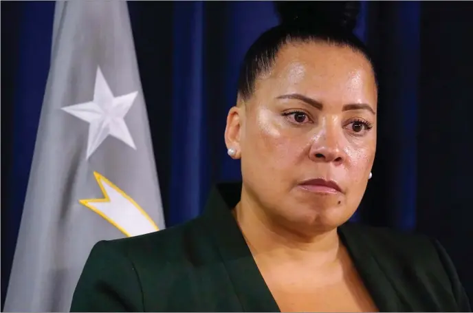  ?? THE ASSOCIATED PRESS ?? Former Massachuse­tts U.S. Attorney Rachael Rollins resigned last week after she was accused of multiple ethical violations.