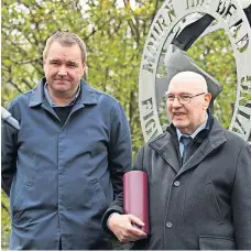  ?? Neil Findlay and Jim Swan ?? Special event