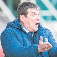  ??  ?? St Johnstone manager Tommy Wright.