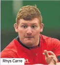  ??  ?? Rhys Carre