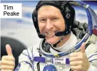  ??  ?? Tim Peake