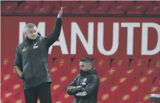  ?? AP ?? Ole Gunnar Solskjaer has many players with injury concerns or yellow cards as his side face Granada in second leg