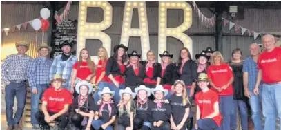  ??  ?? ●● The Barn Bash in Sutton raised £18,500 for East Cheshire Hospice