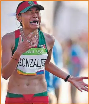  ??  ?? González, al obtener plata en Rio 2016
