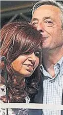  ?? LA VOZ ARCHIVO ?? NÉSTOR Y CRISTINA. El movimiento que crearon cumple 20 años.