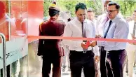  ??  ?? Chief Operating Officer , Achintha Hewanayake and Senior Vice President Branch Banking and SME, Bathiya Alahakoon declaring the branch open