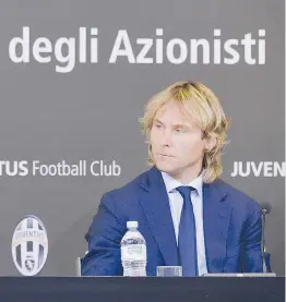  ?? GETTY ?? Pavel Nedved, 43 anni, nuovo vicepresid­ente della Juventus