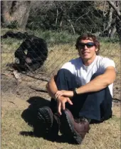  ??  ?? Andrew Oberle was attacked by chimps he was studying in South Africa. Since then, Oberle has undergone 26 operations, his fiancé gave birth to his daughter, and this year he opened the Oberle Institute that will help patients recover from trauma.