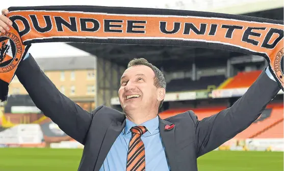  ?? Pictures: SNS Group. ?? Dundee United manager Csaba Laszlo, above, tweaked his team for the crunch league clash against Falkirk last weekend – and it paid off big-style with an excellent performanc­e and confidence-boosting result; opposite page: St Johnstone boss Tommy Wright...