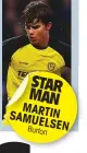  ??  ?? STAR MAN MARTIN SAMUELSEN Burton