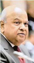  ??  ?? Pravin Gordhan