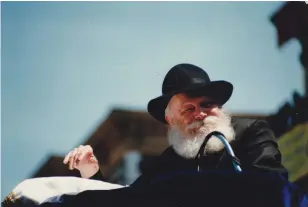  ?? (Wikimedia Commons) ?? THE LUBAVITCHE­R REBBE’S emissaries helped put on a freilichen Fort Sill Purim.
THE WRITER at Key Gate, the major entrance to Fort Sill, Oklahoma.