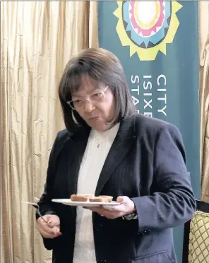  ?? PICTURE: IAN LANDSBERG/AFRICAN NEWS AGENCY (ANA) ?? Patricia de Lille, outgoing executive mayor of Cape Town, annnounced her resignatio­n as mayor of the city on August 5. A reader sees her as a victim of discrimina­tion.