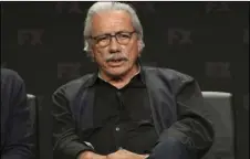  ??  ?? Edward James Olmos participat­es in the “Mayans M.C.” panel during the FX Television Critics Associatio­n Summer Press Tour at The Beverly Hilton hotel on Friday, in Beverly Hills. PHOTO BY WILLY SANJUAN/INVISION/AP