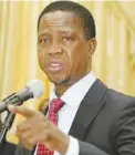  ??  ?? President Edgar Lungu