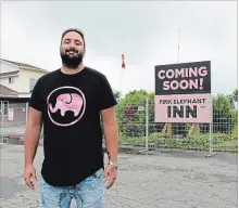  ?? ALISON LANGLEY TORSTAR ?? Conrad Floyd is in the process of converting a former derelict hotel on Lundy’s Lane into the city’s first cannabis-friendly hotel.