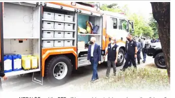  ?? ?? MERALCO and the BFP will be organizing, training, and operationa­lizing a fire brigade team that will be based inside the Meralco Operating Center in Pasig.