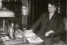  ?? Bettmann Archive ?? William Randolph Hearst displayed initiative and energy that few would have expected when he took over the S.F. Examiner.