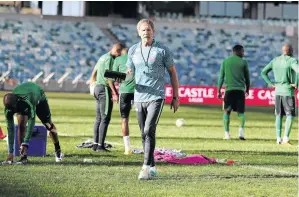  ?? /STEVE HAAG/GALLO IMAGES ?? Bafana Bafana coach Stuart Baxter has an exciting Cosafa Cup squad to choose from.