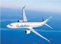  ?? — Supplied photo ?? Flydubai’s revenues jumped 10.4 per cent.