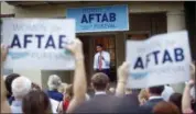  ?? ASSOCIATED PRESS FILE ?? Hamilton County Clerk of Courts Aftab Pureval speaks during the “Women for Aftab” advocacy group kickoff event in June in support of Pureval’s 1st House District challenge to veteran Republican Rep. Steve Chabot in Cincinnati.