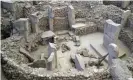  ?? Photograph: Xinhua/ Rex/Shuttersto­ck ?? A megalithic enclosure at Göbekli Tepe in south-east Turkey.